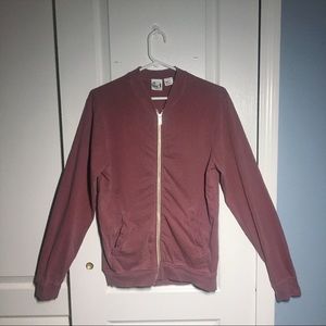 vintage American Apparel dusty rose bomber jacket